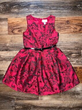 The Children’s Place Formal Floral Jacquard Dress, Size 8